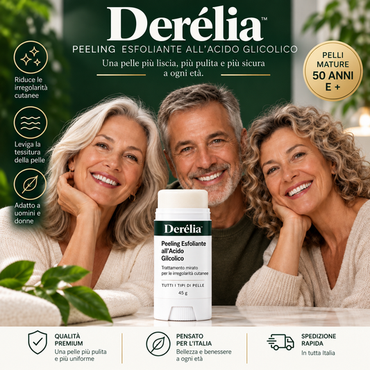 Derélia™ – Stick esfoliante all’acido glicolico per le cheratosi seborroiche
