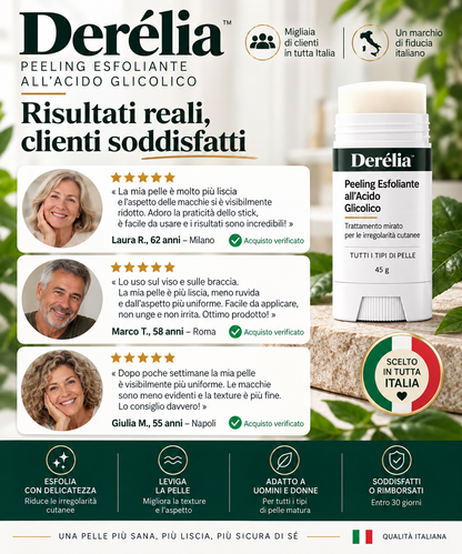 Derélia™ – Stick esfoliante all’acido glicolico per le cheratosi seborroiche