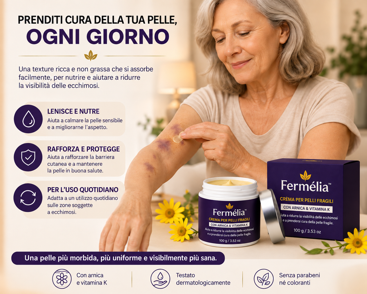 Fermélia™ — Dona di nuovo compattezza e comfort alla tua pelle fragile