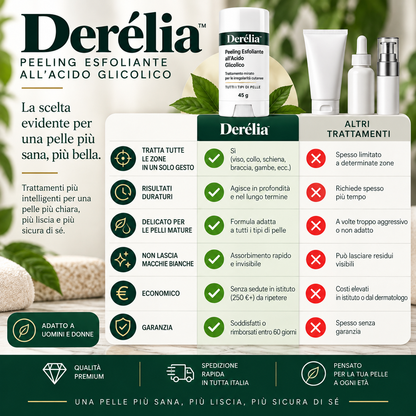 Derélia™ – Stick esfoliante all’acido glicolico per le cheratosi seborroiche