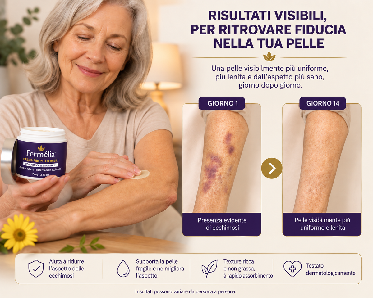 Fermélia™ — Dona di nuovo compattezza e comfort alla tua pelle fragile