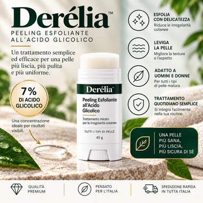Derélia™ – Stick esfoliante all’acido glicolico per le cheratosi seborroiche