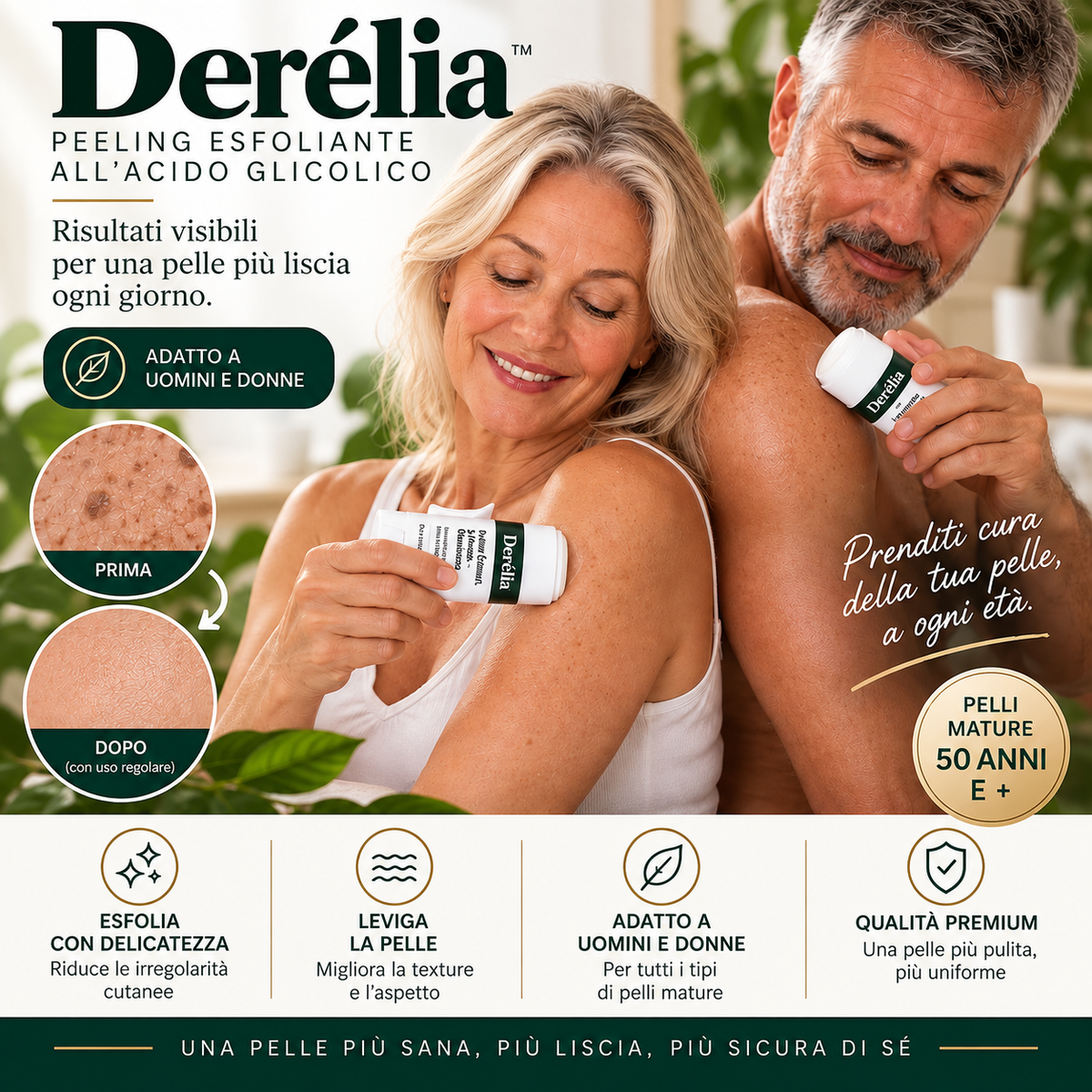Derélia™ – Stick esfoliante all’acido glicolico per le cheratosi seborroiche